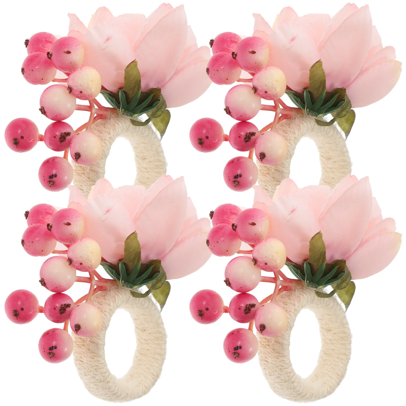 4Pcs Napkins Rings Reusable Decorative Serviette Buckle Pink Banquet DinnerTable Party Gathering HomeTextiles
4Pcs Napkins Rings Reusable Decorative Serviette Buckle Pink Banquet DinnerTable Party Gathering HomeTextiles