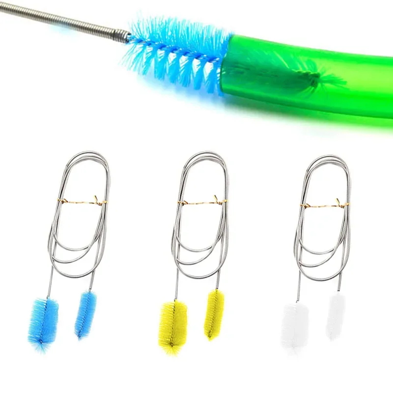 Aquarium Cleaning Brush for Water Hose Lily Pipe Air Tube Stainless Steel Flexible Bent Tube Double Head Brush Fish Tank Cleaner
Aquarium Cleaning Brush for Water Hose Lily Pipe Air Tube Stainless Steel Flexible Bent Tube Double Head Brush Fish Tank Cleaner