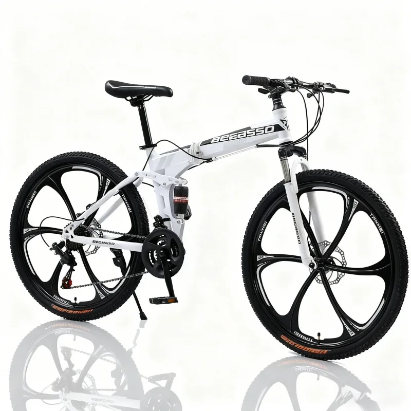 Adult Folding Mountain Bike High Configuration Six-Knife Wheel White Variable Speed Soft T Cross-Border Wholesale
Adult Folding Mountain Bike High Configuration Six-Knife Wheel White Variable Speed Soft T Cross-Border Wholesale