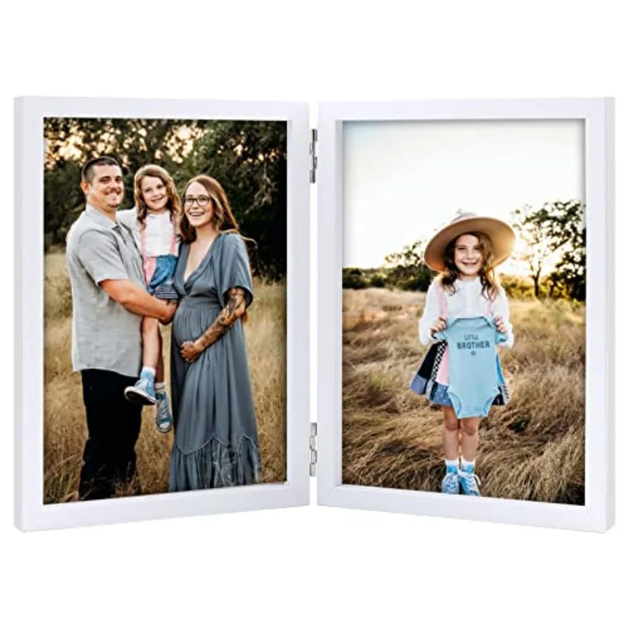 Double Picture Frame Hinged Folding Photo Frame with Plexiglass Front Vertical Frame on Desktop
Double Picture Frame Hinged Folding Photo Frame with Plexiglass Front Vertical Frame on Desktop