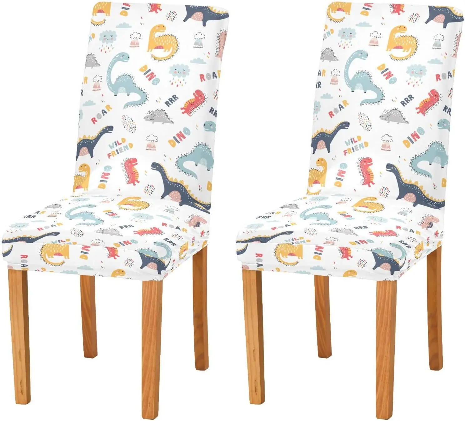 Cute Funny Kids Dinosaurs Chair Covers Set Of 2, Washable Removable Chair Covers Protector For Dining Room,Hotel,Ceremony
Cute Funny Kids Dinosaurs Chair Covers Set Of 2, Washable Removable Chair Covers Protector For Dining Room,Hotel,Ceremony