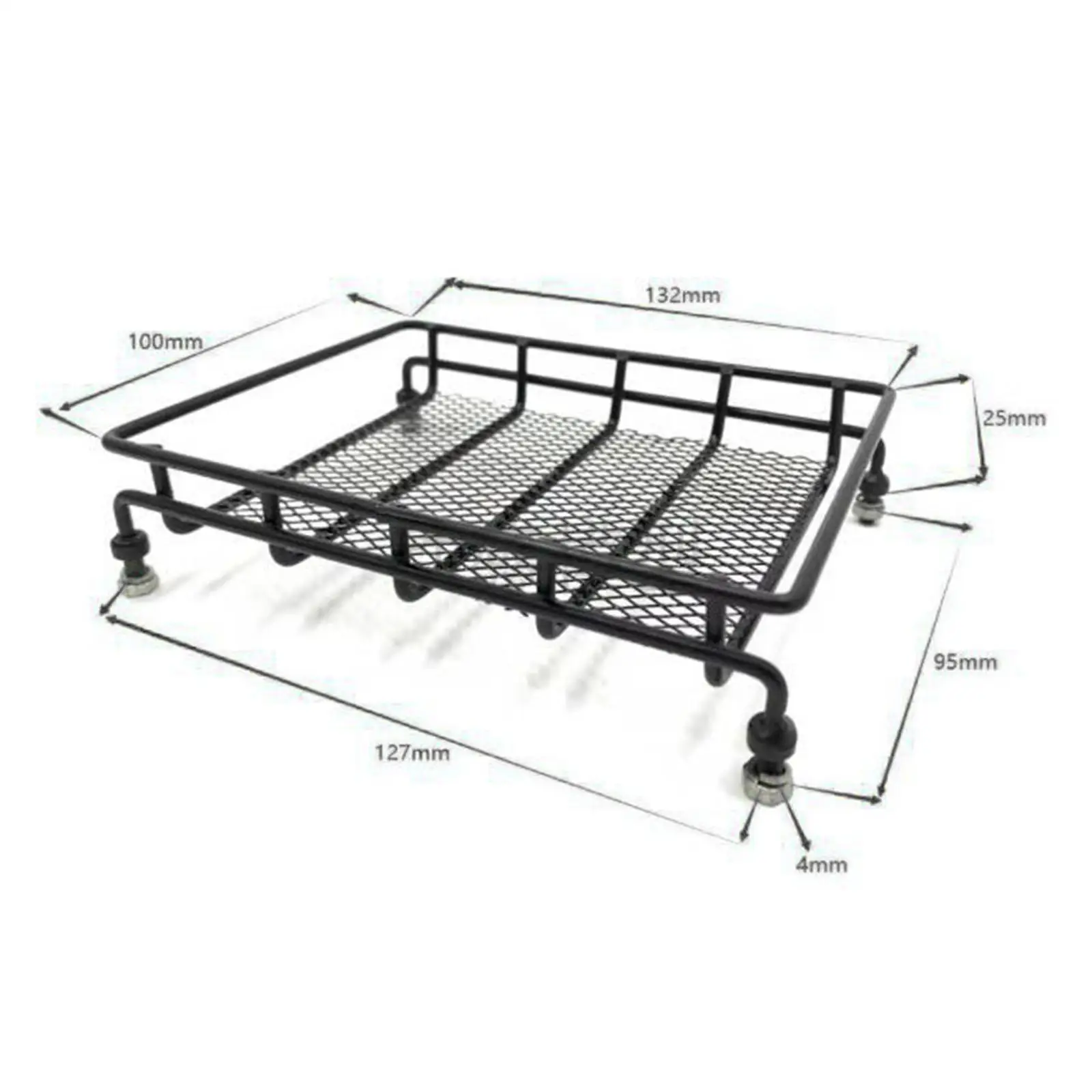 RC Car Metal Roof Luggage Rack Lightweight Luggage Rack DIY for D90 1/10 RC Crawler Body Remote Control Car Toy Replacement Part
RC Car Metal Roof Luggage Rack Lightweight Luggage Rack DIY for D90 1/10 RC Crawler Body Remote Control Car Toy Replacement Part