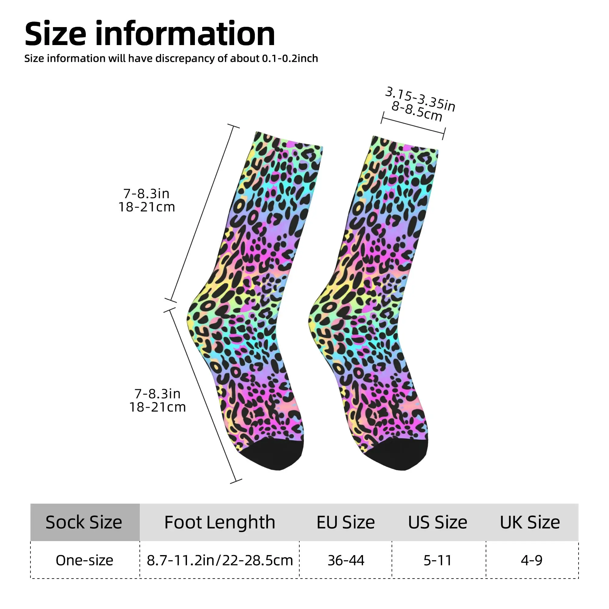 Psychedelic 80s Leopard Socks Abstract Art Non Skid Stockings Men's High Quality Cycling Socks Autumn Kawaii Design Socks
Psychedelic 80s Leopard Socks Abstract Art Non Skid Stockings Men's High Quality Cycling Socks Autumn Kawaii Design Socks