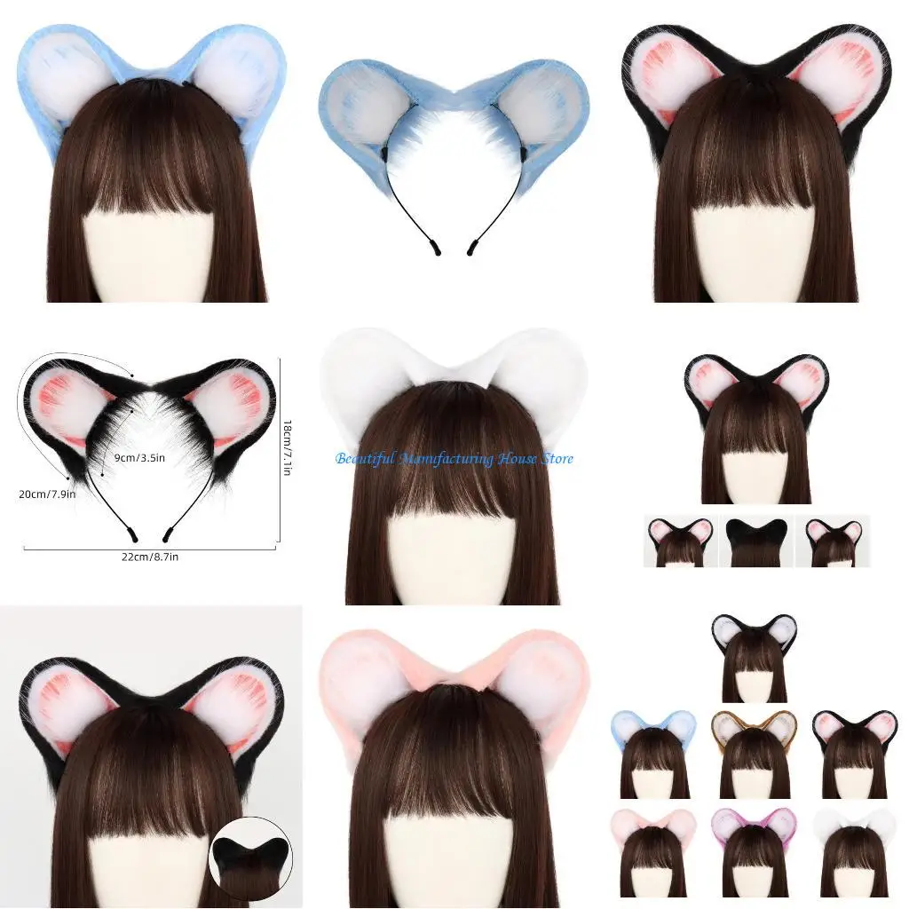 E56A Maid Hairhoop Ear Hairband Bendable Ear Headband Costume Hairband Theme Party Supply Subcultures Headwear
E56A Maid Hairhoop Ear Hairband Bendable Ear Headband Costume Hairband Theme Party Supply Subcultures Headwear