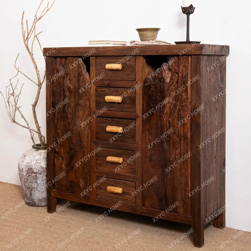 Wabi Sandy Wind Solid Wood Entrance Partition Cabinet Natural Weathered Old Wood Household Ornament
Wabi Sandy Wind Solid Wood Entrance Partition Cabinet Natural Weathered Old Wood Household Ornament