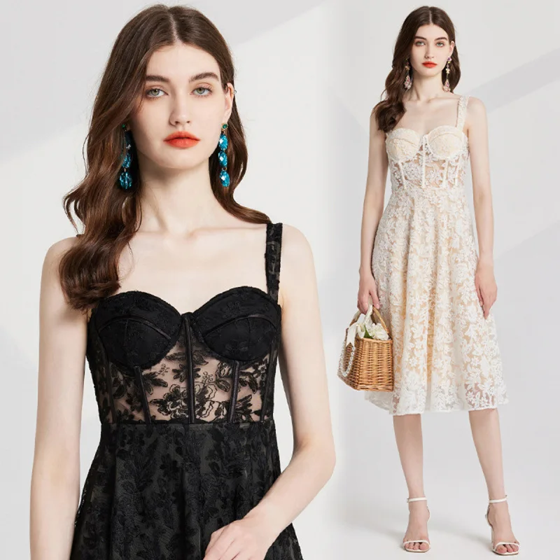 Traf Woman 2025 Slim Mid Calf Solid Embroidery Sleeveless Lace Dresses Elegant Women's Summer Dress Clearance
Traf Woman 2025 Slim Mid Calf Solid Embroidery Sleeveless Lace Dresses Elegant Women's Summer Dress Clearance
