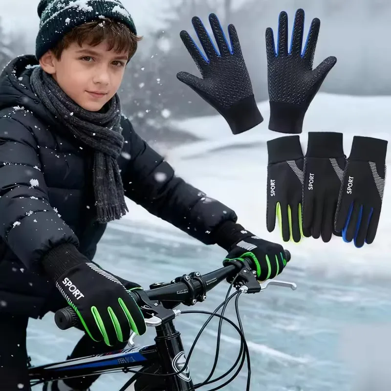 1 Pair Kids Winter Warm Sports Thermal Gloves Cold Weather Water-Resistant Anti-slip Children Mittens 5-13 Years Boys Girls
1 Pair Kids Winter Warm Sports Thermal Gloves Cold Weather Water-Resistant Anti-slip Children Mittens 5-13 Years Boys Girls