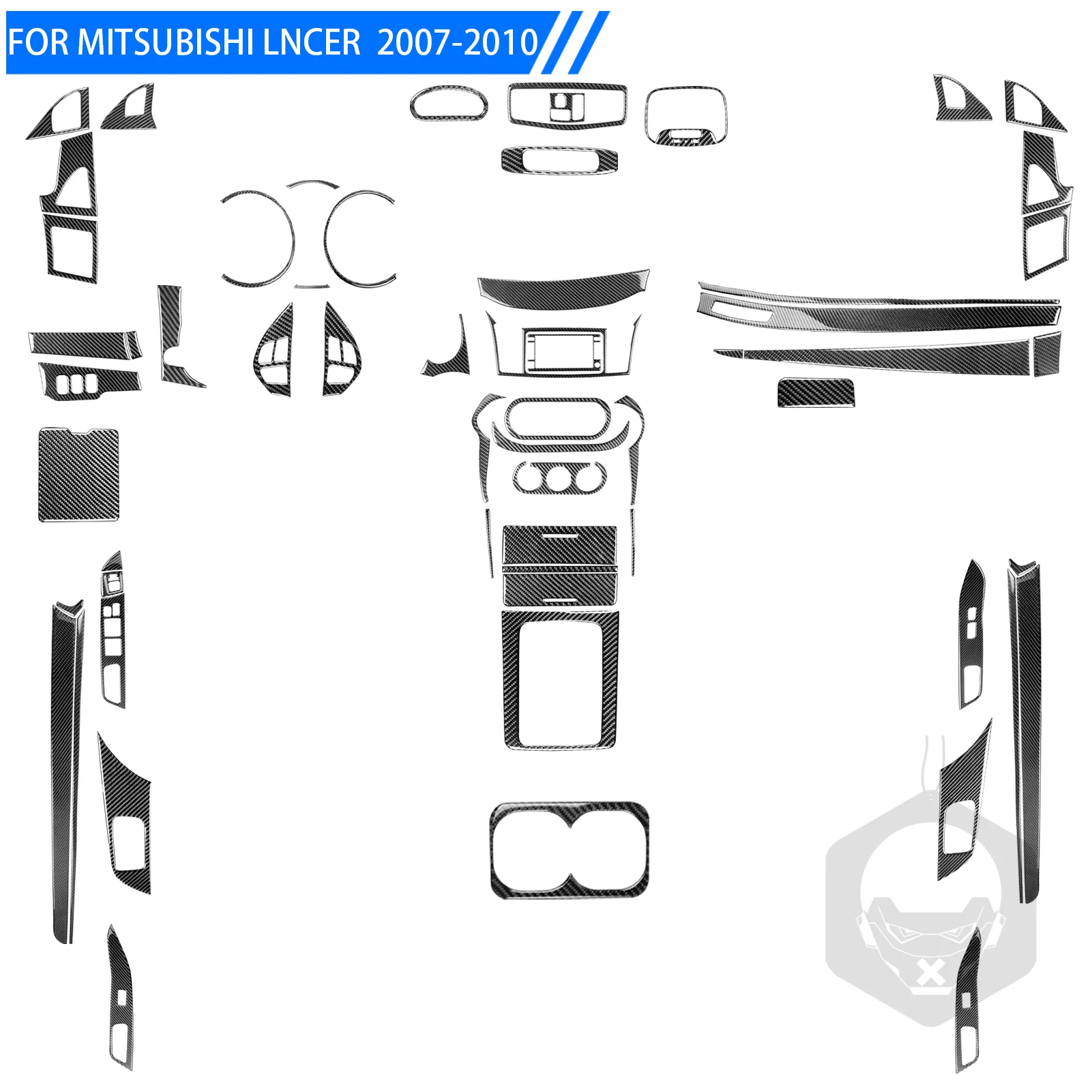 Carbon Interior Trim Sticker Set Speedometer Window Lifting Storage Car Accessories For Mitsubishi Lancer EVO X MR 2008-2015
Carbon Interior Trim Sticker Set Speedometer Window Lifting Storage Car Accessories For Mitsubishi Lancer EVO X MR 2008-2015