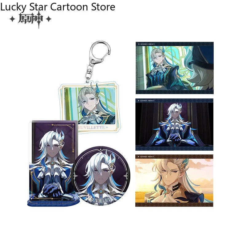 MiHoYo Official Genuine Genshin Impact Neuvillette Cosplay Acrylic Stand Desk Decor Pendant Card Set Gift Figures Halloween
MiHoYo Official Genuine Genshin Impact Neuvillette Cosplay Acrylic Stand Desk Decor Pendant Card Set Gift Figures Halloween
