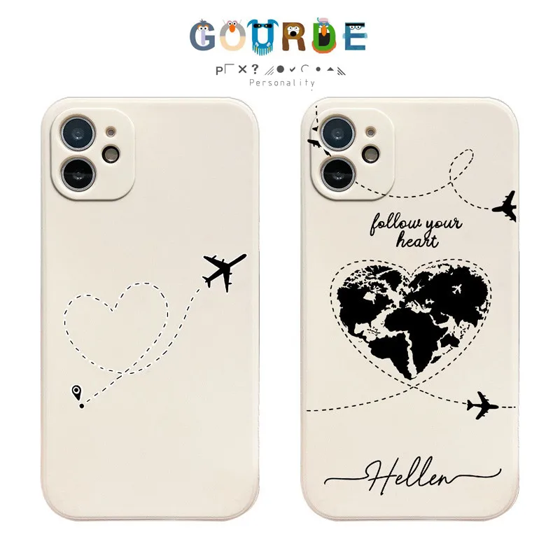 Gourde Love Airplane Casing Shockproof Phone Case for IPhone 16 15 14 12 13 11 Pro Max IP 7 8 Plus Iphon X XS XR XsMax
Gourde Love Airplane Casing Shockproof Phone Case for IPhone 16 15 14 12 13 11 Pro Max IP 7 8 Plus Iphon X XS XR XsMax