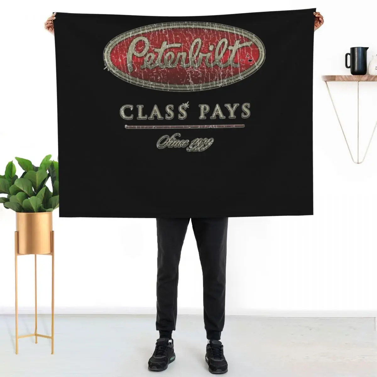 Peterbilt Class Pays 1939 Throw Blanket Warm Comfortable Blanket for Office Napping
Peterbilt Class Pays 1939 Throw Blanket Warm Comfortable Blanket for Office Napping