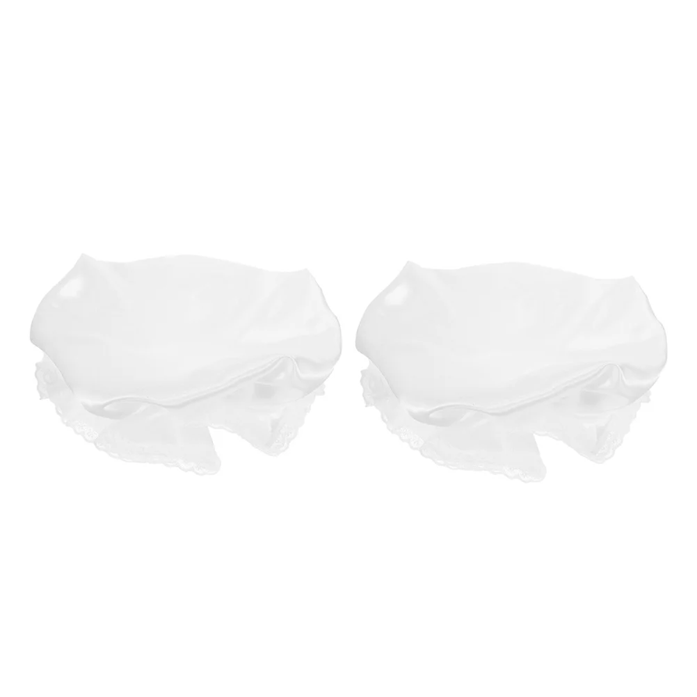 2 pcs White Lace Maid Hat Bonnet Elegant Cosplay Headpiece For Women Costume Party Tea Event Roleplay Accessory
2 pcs White Lace Maid Hat Bonnet Elegant Cosplay Headpiece For Women Costume Party Tea Event Roleplay Accessory