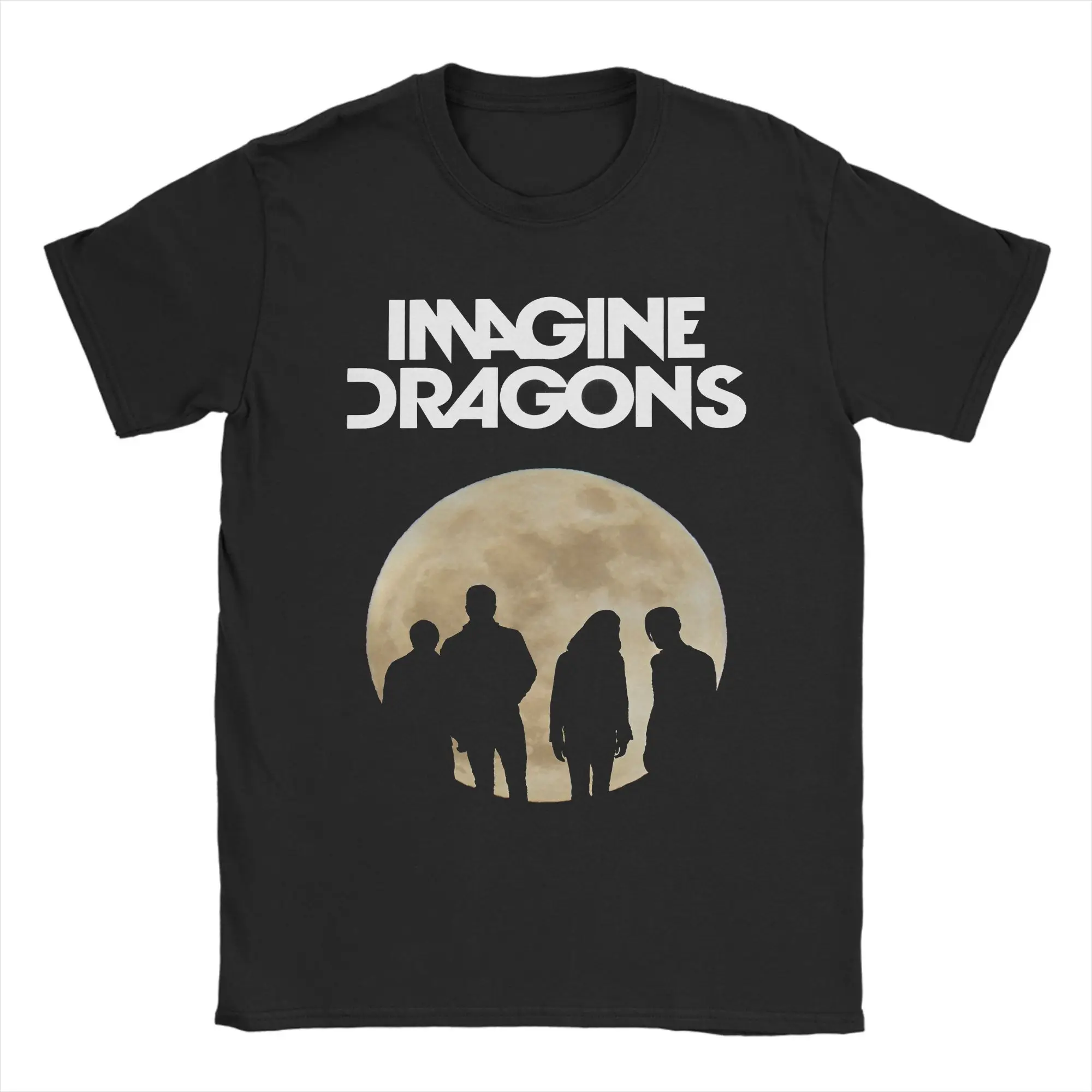 Creative Imagine Dragons Band Moon Silhouette T-Shirt Men Round Collar Cotton T Shirt Punk Tour Short Sleeve Tees merchandise
Creative Imagine Dragons Band Moon Silhouette T-Shirt Men Round Collar Cotton T Shirt Punk Tour Short Sleeve Tees merchandise