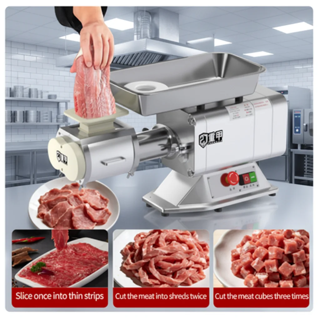 Meat Grinders Slicers Commercial Heavy Duty Meat Grinder For Chicken Fish Pork & Beef With High Efficiency Grinding
Meat Grinders Slicers Commercial Heavy Duty Meat Grinder For Chicken Fish Pork & Beef With High Efficiency Grinding