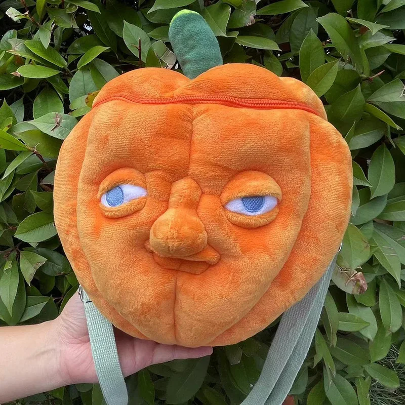 Pumpkin Crossbody Bag Funny Plush Single Shoulder Bag Dungeon Meshi Anime Peripheral Halloween Decoration Holiday Gift For Adult
Pumpkin Crossbody Bag Funny Plush Single Shoulder Bag Dungeon Meshi Anime Peripheral Halloween Decoration Holiday Gift For Adult