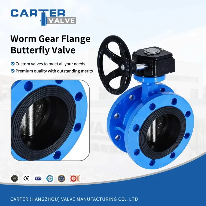 Worm Gear Flange Butterfly Valve Carbon Steel Manual Drive Soft Seal EPDM NBR Compliant with ANSI DIN GB OEM In Stock ODM
Worm Gear Flange Butterfly Valve Carbon Steel Manual Drive Soft Seal EPDM NBR Compliant with ANSI DIN GB OEM In Stock ODM