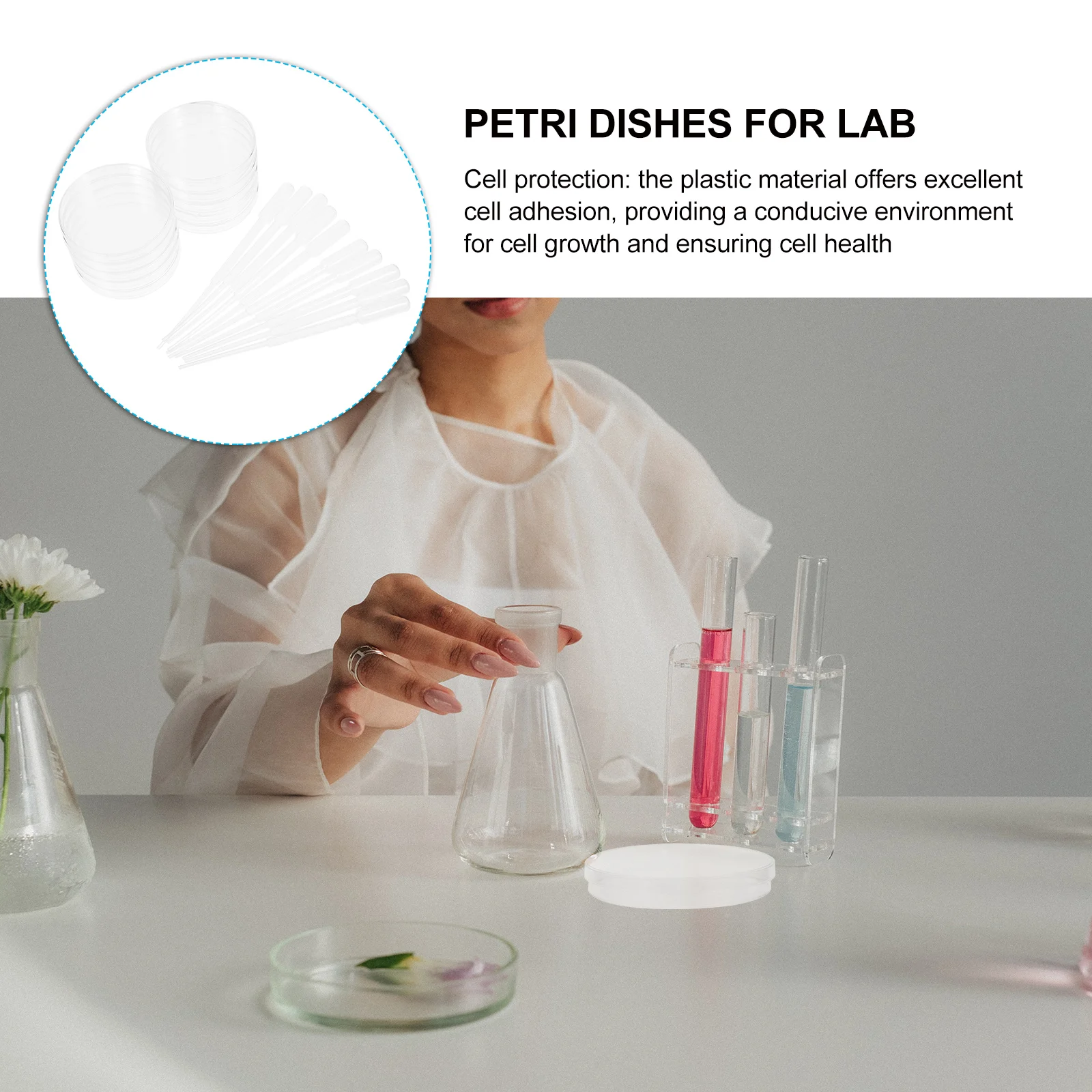 1 Set Clear Plastic Petri Deep Cell Culture Dish With Lids Lab Science Experiment Disposable Reliable Single Use Empty Petri
1 Set Clear Plastic Petri Deep Cell Culture Dish With Lids Lab Science Experiment Disposable Reliable Single Use Empty Petri