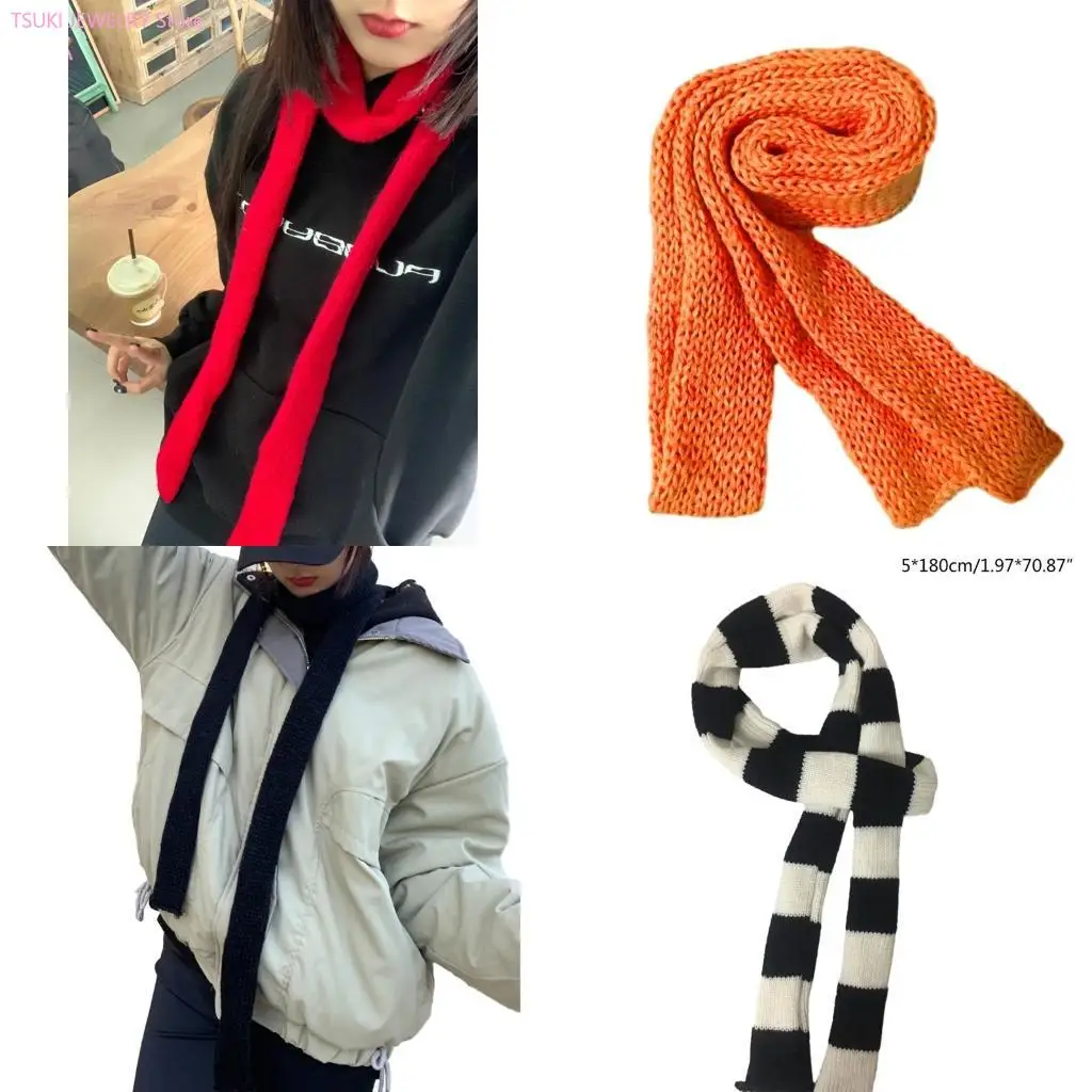 62KE Skinny Scarf For Women Strip Neckerchief Hangbag Handle Wrap for Women
62KE Skinny Scarf For Women Strip Neckerchief Hangbag Handle Wrap for Women