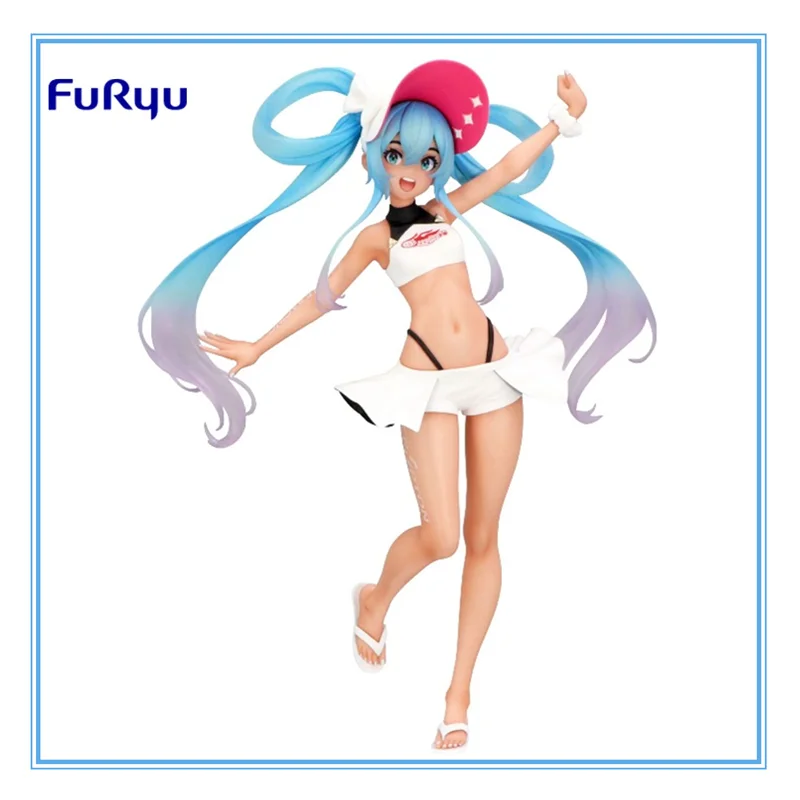 Оригинальная фигурка Furyu Hatsune Miku GT Project Trio-Try-iT-Racing Miku 2024, летние каникулы, версия ПВХ, экшн-фигурки, модель, фигурка
Оригинальная фигурка Furyu Hatsune Miku GT Project Trio-Try-iT-Racing Miku 2024, летние каникулы, версия ПВХ, экшн-фигурки, модель, фигурка