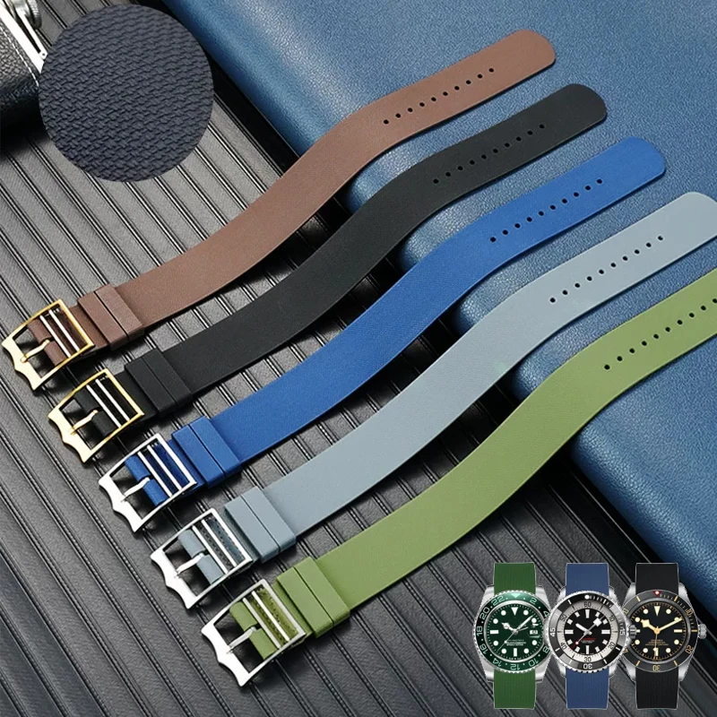For Tudor Black Bay FXD series M25707 M79363N Fluororubber Strap Bracelet 20mm 21mm 22mm For Omega IWC Rolex Rubber Watchbands
For Tudor Black Bay FXD series M25707 M79363N Fluororubber Strap Bracelet 20mm 21mm 22mm For Omega IWC Rolex Rubber Watchbands