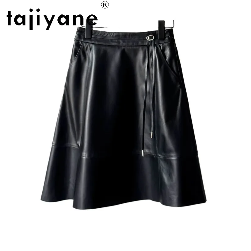 TAJIYANE Real Leather Skirt A Line Skirts for Woman Sheepskin Black Skirt Mid-length Slim-fit High Waist Woman Clothes Fashion
TAJIYANE Real Leather Skirt A Line Skirts for Woman Sheepskin Black Skirt Mid-length Slim-fit High Waist Woman Clothes Fashion