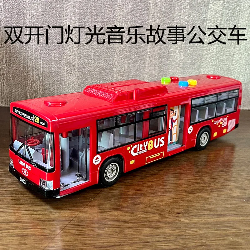 High quality Plus Size Drop-resistant Light Music Bus bus bus Children 3 Years Old 6 Baby Simulation Inertia Bus Model Toys
High quality Plus Size Drop-resistant Light Music Bus bus bus Children 3 Years Old 6 Baby Simulation Inertia Bus Model Toys