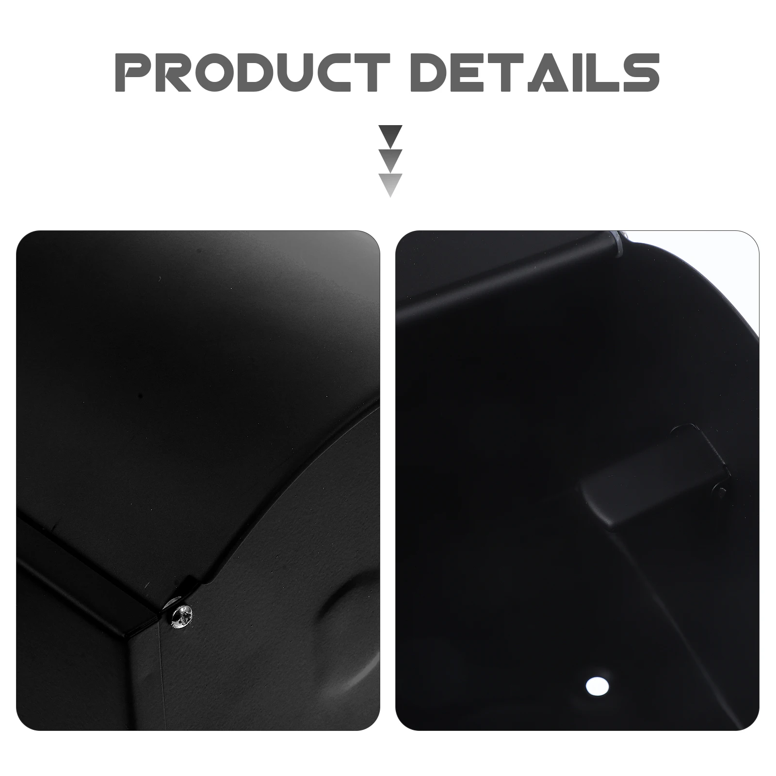 Stainless Steel Toilet Paper Holder Shelf Wall Mounted Covered Storage for Bathroom Black Easy Install Rust Resistant
Stainless Steel Toilet Paper Holder Shelf Wall Mounted Covered Storage for Bathroom Black Easy Install Rust Resistant