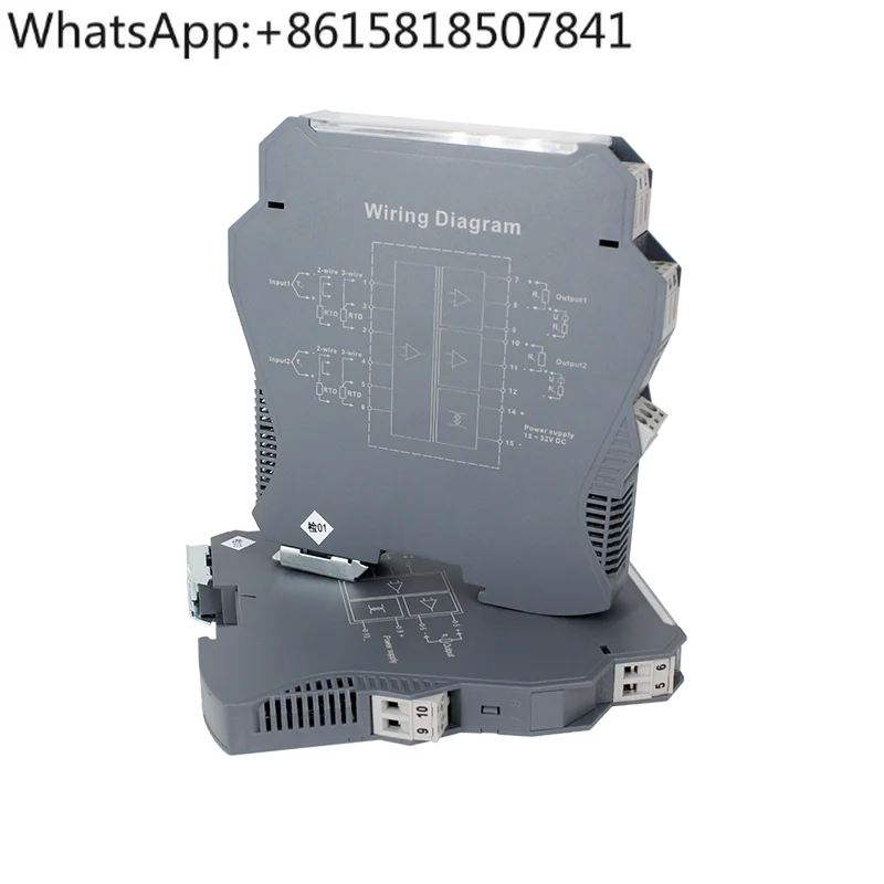 Thermocouple Temperature Transmitter Module Sensor Signal Isolation Safety Barrier 4-20mA/10V/5V