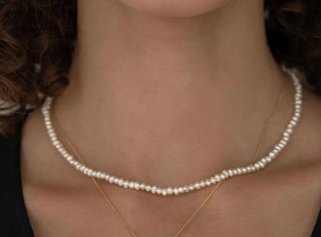4mm white Natural pearl choker necklace gold clasp extend chain freshwater pearl Woman Jewelry 35cm 43cm 14'' 17''
4mm white Natural pearl choker necklace gold clasp extend chain freshwater pearl Woman Jewelry 35cm 43cm 14'' 17''