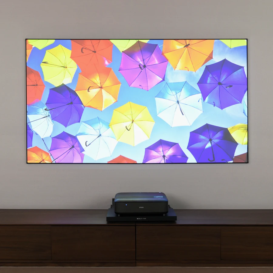 120 inch Home Theater ALR UST Projection Screen Fixed Frame Projector Screen for Ultra Short Throw AWOL 3500 4K Laser Projector
120 inch Home Theater ALR UST Projection Screen Fixed Frame Projector Screen for Ultra Short Throw AWOL 3500 4K Laser Projector