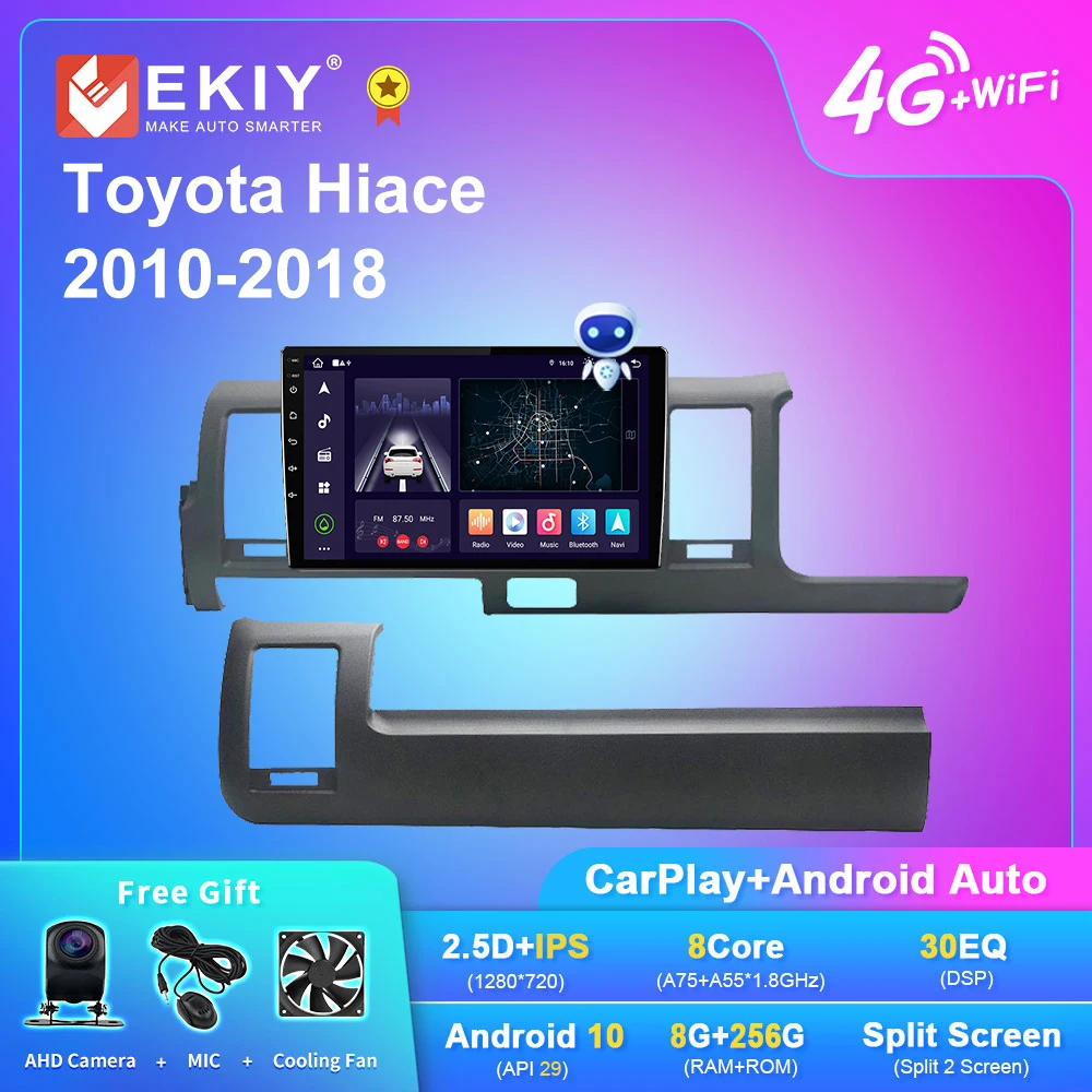 Автомагнитола EKIY X7 Android 10 для Toyota Hiace 2010 2011 2013-2018 мультимедийный видеоплеер стерео навигация Carplay GPS No 2din
Автомагнитола EKIY X7 Android 10 для Toyota Hiace 2010 2011 2013-2018 мультимедийный видеоплеер стерео навигация Carplay GPS No 2din