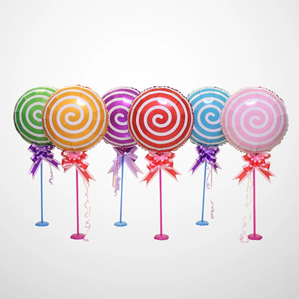 6pcs 18 Inches Lollipop Table Balloon Aluminum Foil Candy Decor For Birthday Party Kids Celebration Wall Floor Decoration Foil
6pcs 18 Inches Lollipop Table Balloon Aluminum Foil Candy Decor For Birthday Party Kids Celebration Wall Floor Decoration Foil