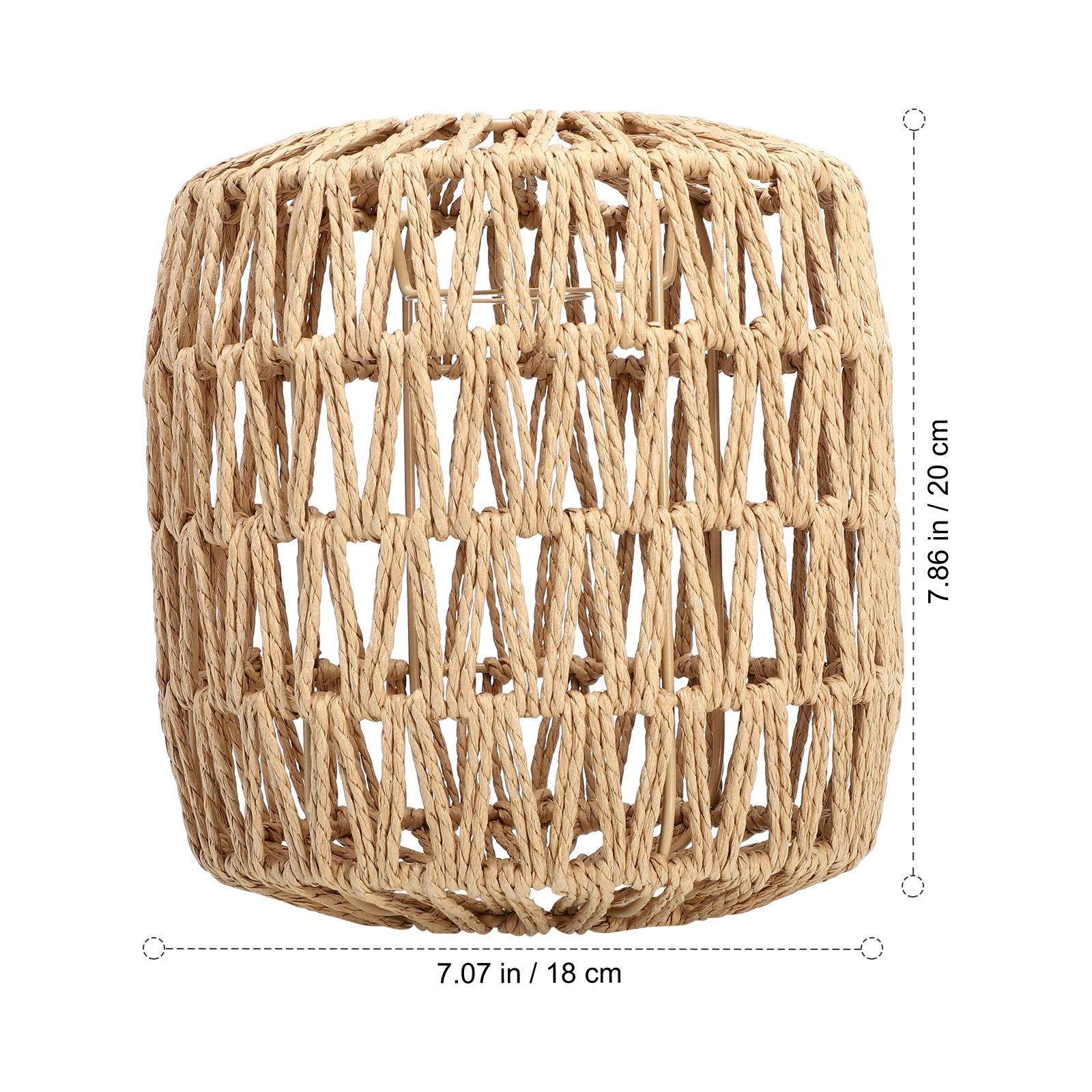 1Pcs Pendant Lamp Cover Handmade Imitation Rope Woven Lampshade Rustic Ceiling Light Shade Home Decoration Weaving Lamp Shade
1Pcs Pendant Lamp Cover Handmade Imitation Rope Woven Lampshade Rustic Ceiling Light Shade Home Decoration Weaving Lamp Shade