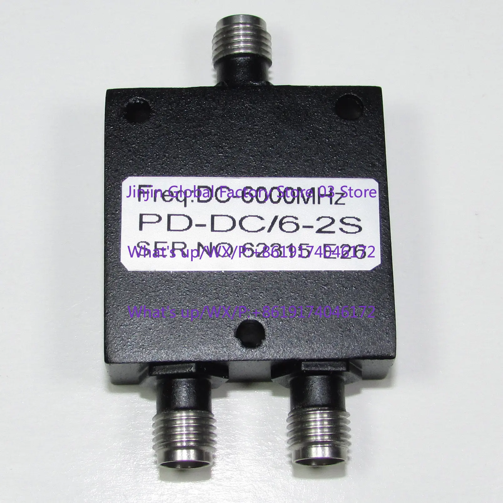 PD-DC/6-2S DC-6GHz 2W SMA RF Binary Resistance Power Divider
PD-DC/6-2S DC-6GHz 2W SMA RF Binary Resistance Power Divider