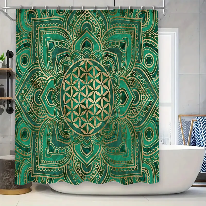 Lotus Flower Shower Curtain Teal Green Nature Zen Floral Bathroom Decor Washable Modern Artistic Home Textile
Lotus Flower Shower Curtain Teal Green Nature Zen Floral Bathroom Decor Washable Modern Artistic Home Textile