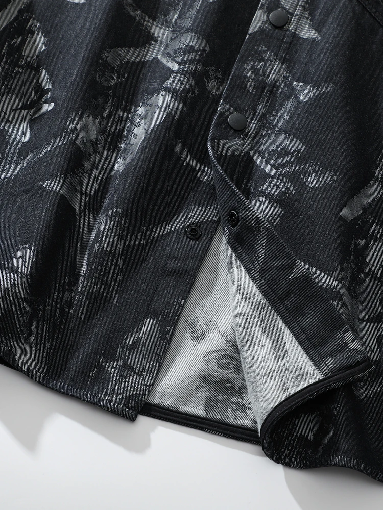 Outstanding Quali American Retro Men's Busin Casual Long Sve irt Jaet New Autumn Faion Print Cotton Polyester
Outstanding Quali American Retro Men's Busin Casual Long Sve irt Jaet New Autumn Faion Print Cotton Polyester