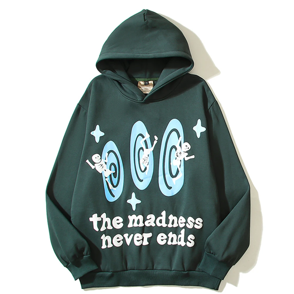 The Madness Never Ends Skeleton Fleece Hoodies Men Women Autumn Pullover Men's Sweatshirts Green 2023 Autumn Unisex Clothes
The Madness Never Ends Skeleton Fleece Hoodies Men Women Autumn Pullover Men's Sweatshirts Green 2023 Autumn Unisex Clothes