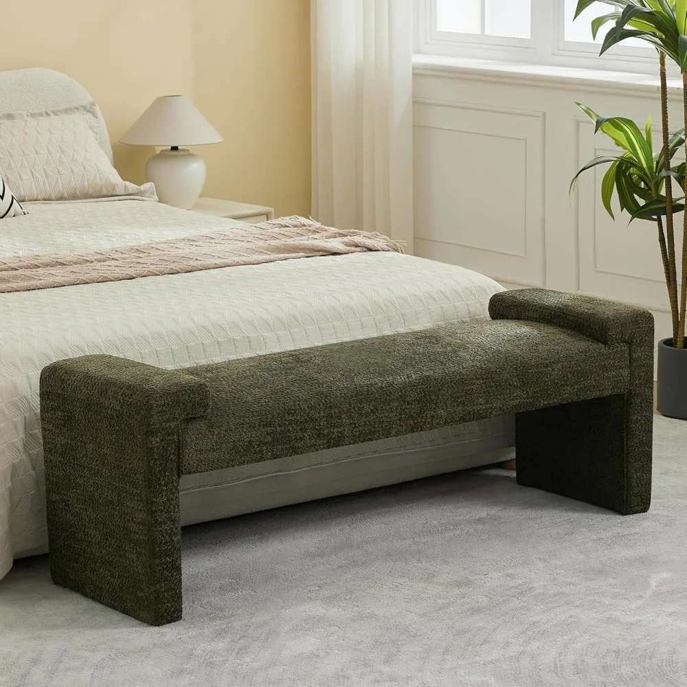 58.7 End of Bed Bench Upholstered Modern Bedroom Bench for Living Room & Entryway, Easy Assembly, Footrest Ottoman Accent Window
58.7 End of Bed Bench Upholstered Modern Bedroom Bench for Living Room & Entryway, Easy Assembly, Footrest Ottoman Accent Window