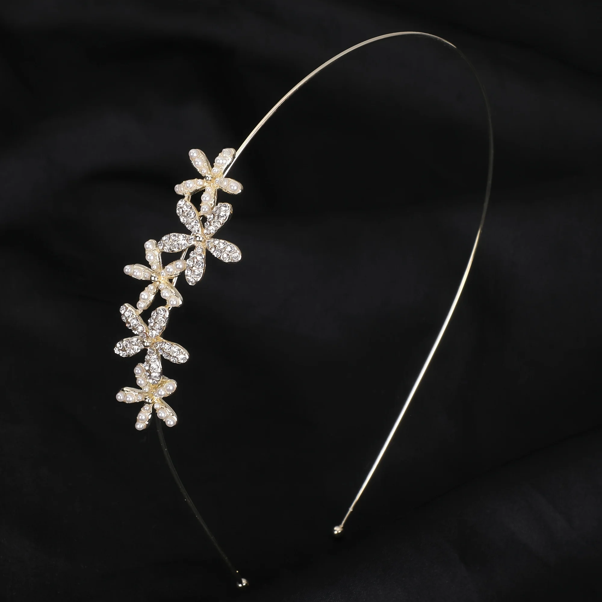 1 piece, simple design, youthful imitation pearl flower headband, daily wear
1 piece, simple design, youthful imitation pearl flower headband, daily wear