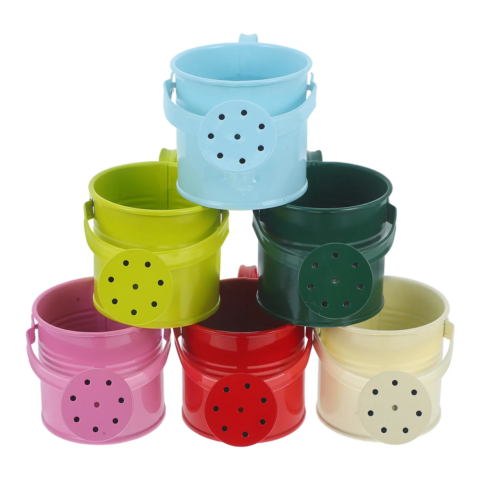 6Pcs Premium Iron Watering Kettle Light Easy Carry Indoor Outdoor Watering Can for Succulents Air Plants Irrigation
6Pcs Premium Iron Watering Kettle Light Easy Carry Indoor Outdoor Watering Can for Succulents Air Plants Irrigation