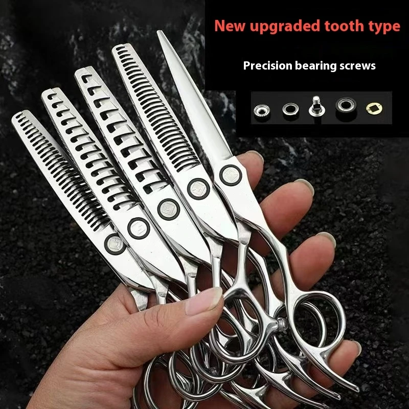 Hairdresser Scissors Tool Accessories 9CR13 Multifunctional hair thinning scissors Suitable for home professional salon
Hairdresser Scissors Tool Accessories 9CR13 Multifunctional hair thinning scissors Suitable for home professional salon