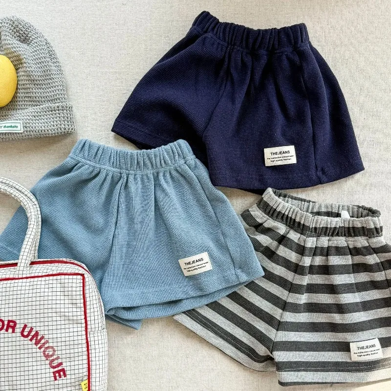 Summer Baby Boys Casual Sports Shorts Striped Elastic Korean Style Children Shorts
Summer Baby Boys Casual Sports Shorts Striped Elastic Korean Style Children Shorts
