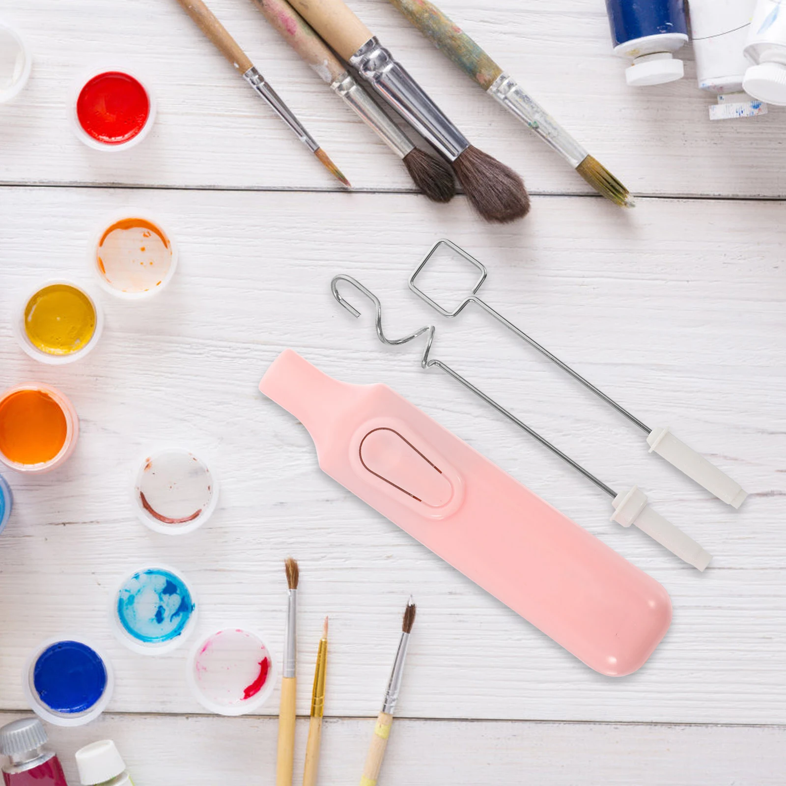 Electric Pigment Mixer Paint Shaker Stirrer for Modeling Paints Ink Blender Portable Tool Artists Supplies Color Blending
Electric Pigment Mixer Paint Shaker Stirrer for Modeling Paints Ink Blender Portable Tool Artists Supplies Color Blending