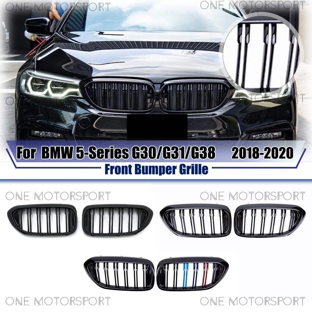 Glossy Black Racing Grille Bumper For BMW 5-Series G30 G31 G38 2018-2020 Double Line Style Glossy M-Color Racing Grille Bumper
Glossy Black Racing Grille Bumper For BMW 5-Series G30 G31 G38 2018-2020 Double Line Style Glossy M-Color Racing Grille Bumper