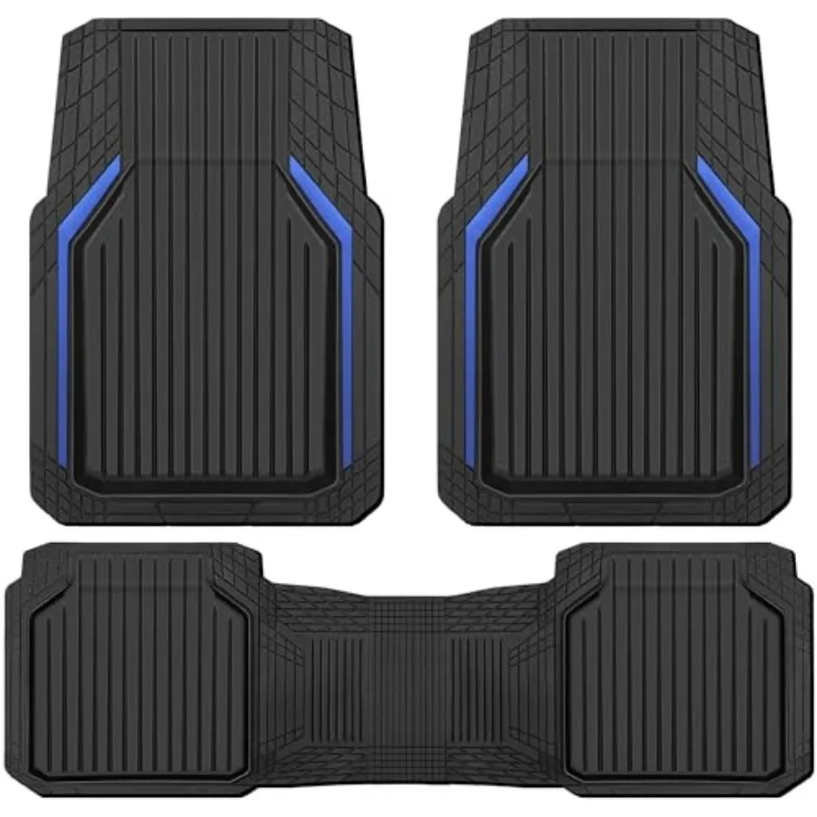 Heavy Duty Rubber Floor Mats for Car, Waterproof Liner Deep Dish Car Mats Full Sets, Universal Trim to Fit for SUV Truck Sedans
Heavy Duty Rubber Floor Mats for Car, Waterproof Liner Deep Dish Car Mats Full Sets, Universal Trim to Fit for SUV Truck Sedans