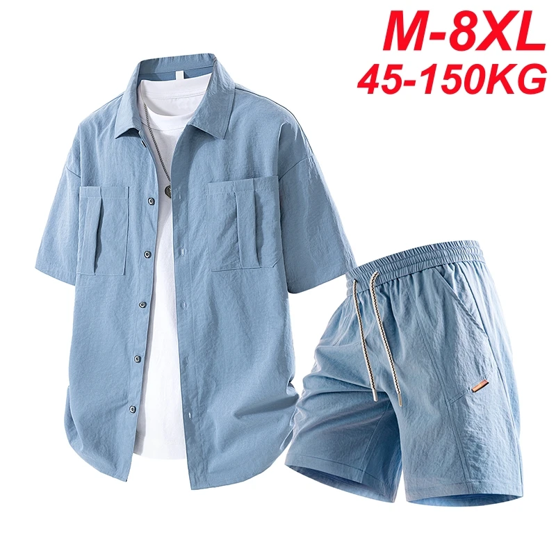 Men summer suit, large size front pocket suit, shirt, shorts, popular fashion high quality polyester sports shirt. y2k hot sale
Men summer suit, large size front pocket suit, shirt, shorts, popular fashion high quality polyester sports shirt. y2k hot sale