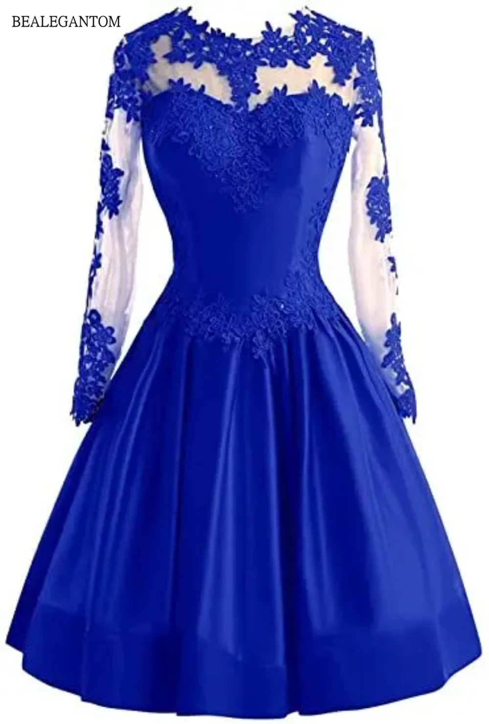 Bealegantom Long Sleeves Short Homecoming Dresses 2025 Applique Satin Mini Graudation Cocktail Prom Party Gown QA540
Bealegantom Long Sleeves Short Homecoming Dresses 2025 Applique Satin Mini Graudation Cocktail Prom Party Gown QA540