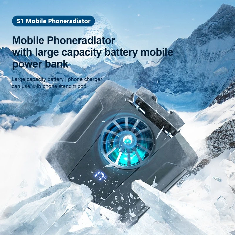 Semiconductor Cooling Live Streaming Phone Holder with Portable Power Supply and Heat Sink for Mobile Phones
Semiconductor Cooling Live Streaming Phone Holder with Portable Power Supply and Heat Sink for Mobile Phones