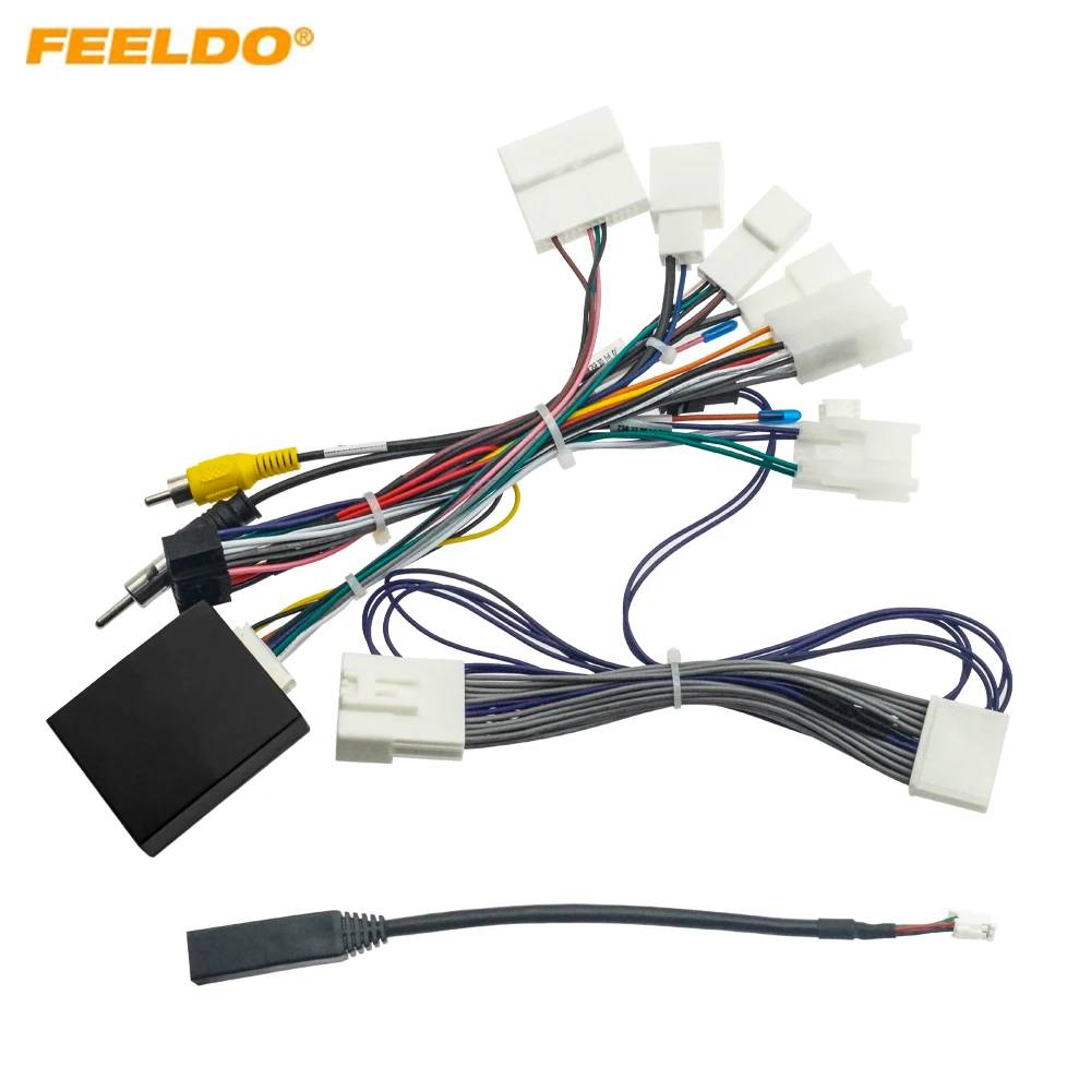 FEELDO Car Audio 16pin Wiring Harness Wire cable For Toyota Vizi/RAV4/Sienna/Corolla Stereo Installation Wire Adapter
FEELDO Car Audio 16pin Wiring Harness Wire cable For Toyota Vizi/RAV4/Sienna/Corolla Stereo Installation Wire Adapter