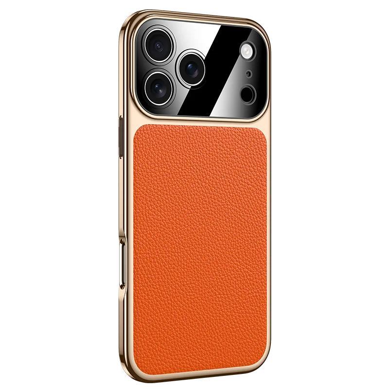 Genuine leather+PC electroplating Back Cover For iPhone air 17 16 15 14 13 Pro Max camera protection Fall prevention phone Case
Genuine leather+PC electroplating Back Cover For iPhone air 17 16 15 14 13 Pro Max camera protection Fall prevention phone Case